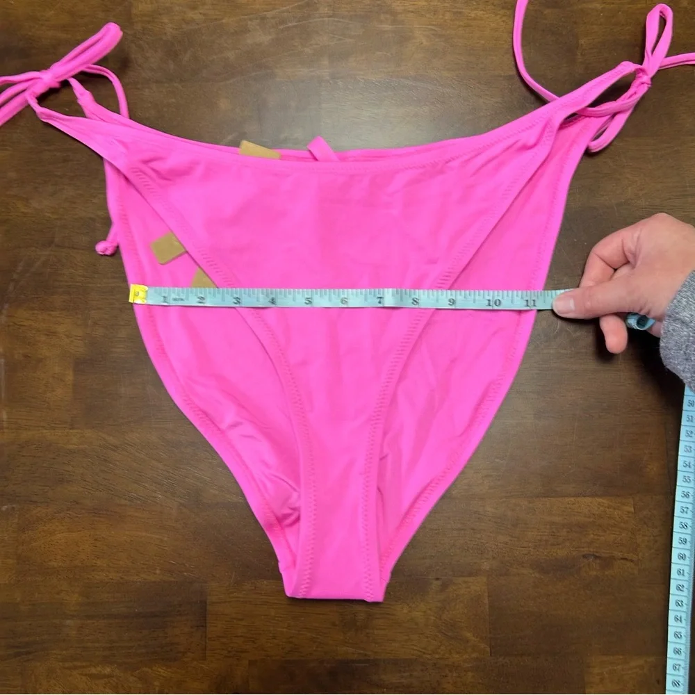 NWT SKIMS Swim Dipped Tie Bottoms in Taffy Pink SW-TBM-0797 Size 3X